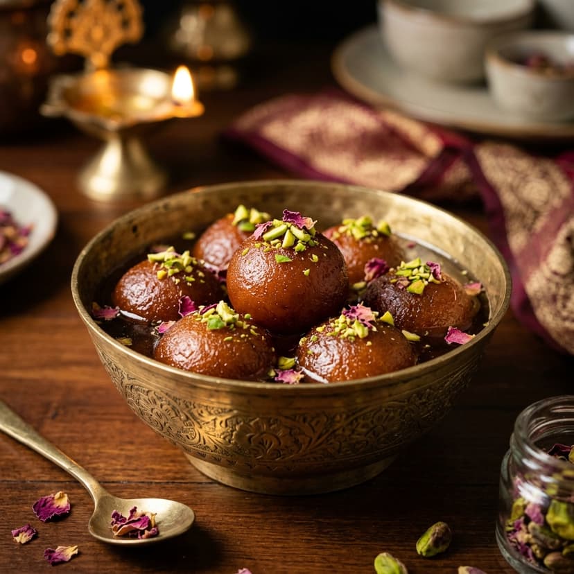 Gulab Jamun — made with Annapurna Maida