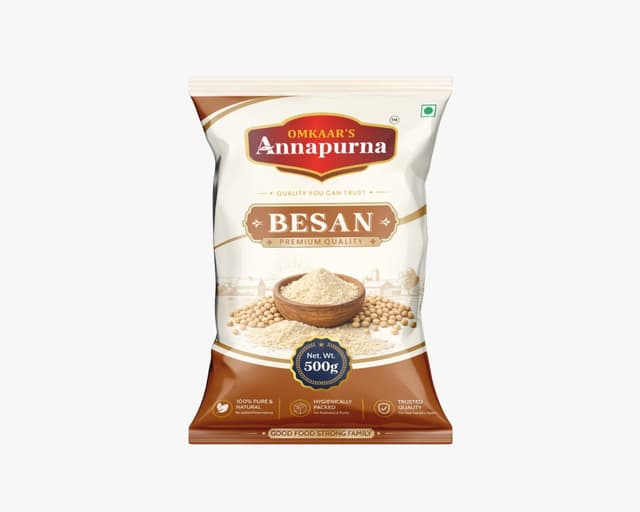 Omkaar's Annapurna Besan 500g pack